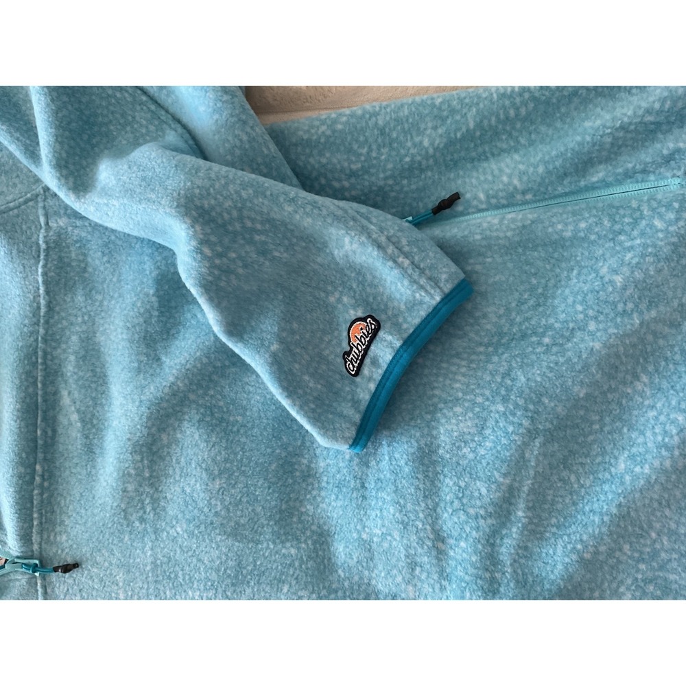 Chubbies Men's Aqua Speckled Fleece 1/4 Zip Pullover XX Large - Picture 7 of 8